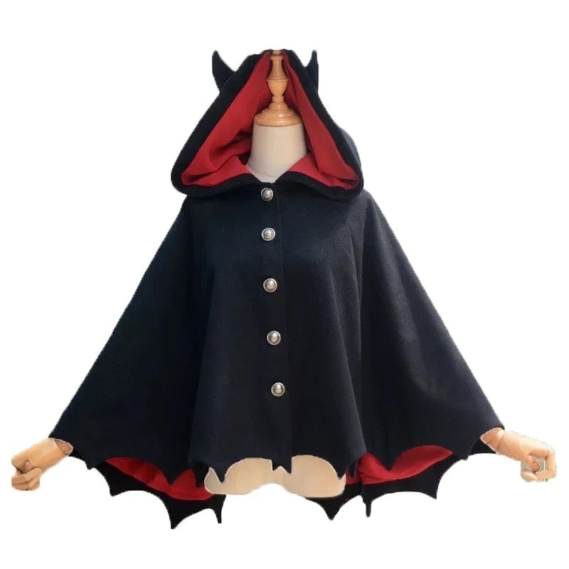 Halloween Costume Kids - 2025 Fleece Poncho Hoodie Mantel Jas