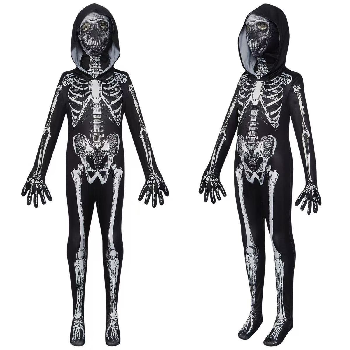 Halloween Costume Kids - Kinderen Halloween Eng Skeletkostuum Kind Volledig