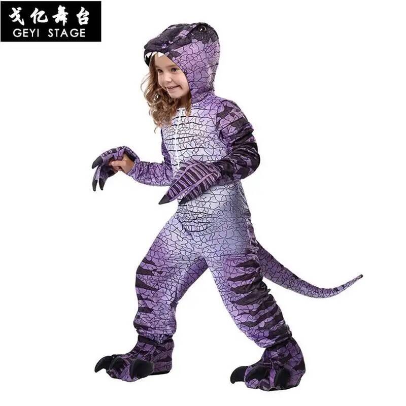 Halloween Costume Kids - Raptor Halloween nieuwe Paarse Raptor Jurassic