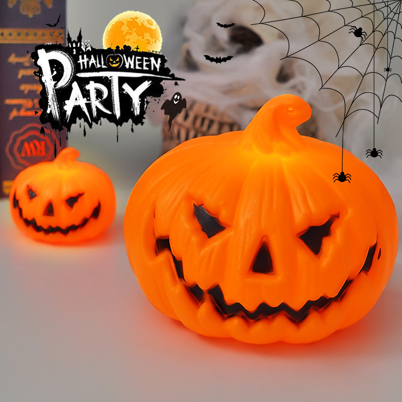 Halloween Pumpkin Decor Led - Halloween LED Pompoenlamp Ornamenten Horror Sfeer