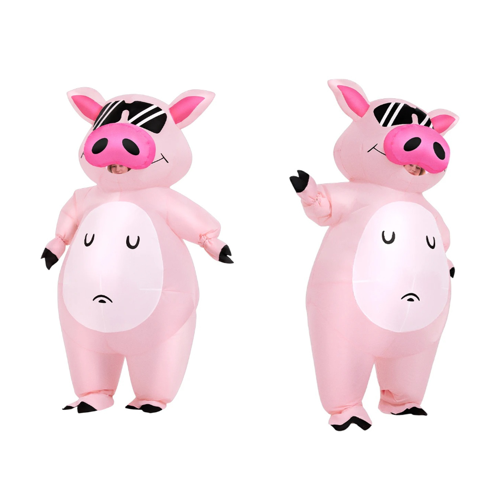 Cartoon Dier Biggetje Opblaasb - Halloween Costume Adult recensie en prijs