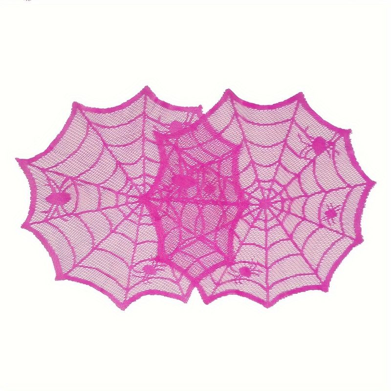 VIKAMA Rose Red Lace Spider We - Spider Web Halloween Decoration recensie en prijs