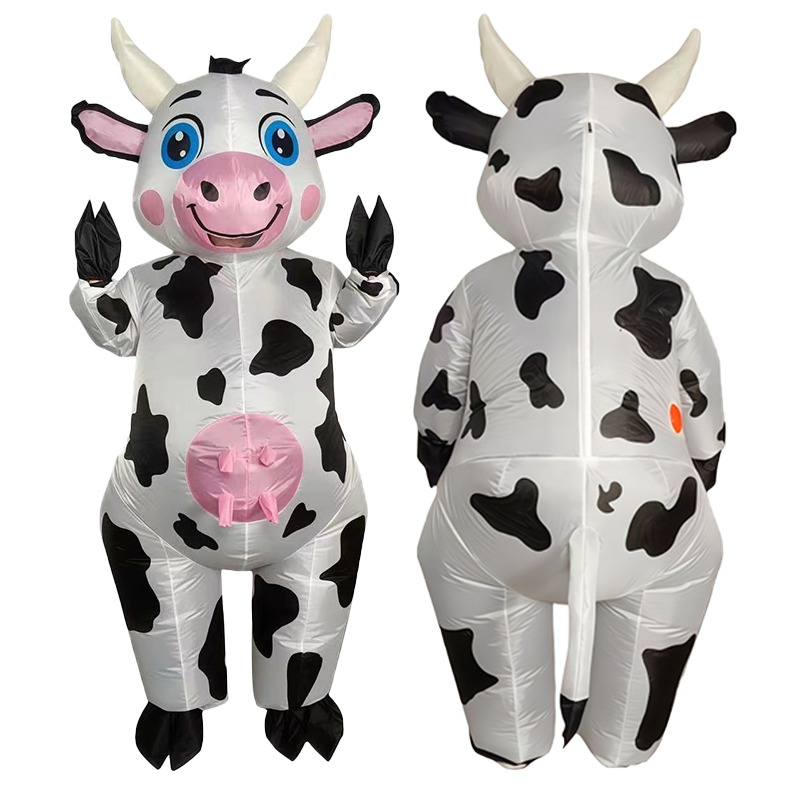 Opblaasbaar koeienkostuum voor - Halloween Costume Adult recensie en prijs