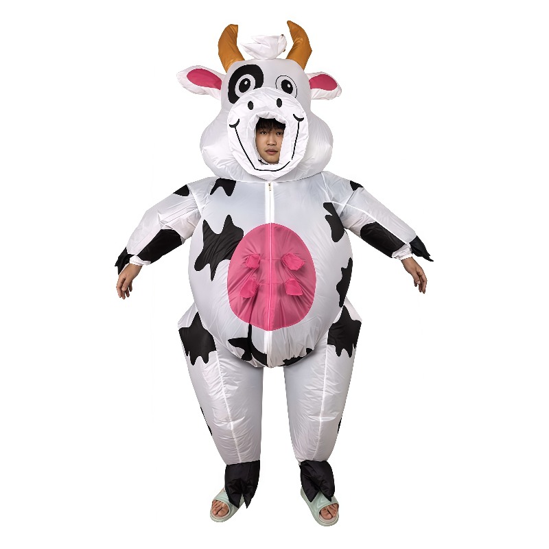 Opblaasbaar koeienkostuum voor - Halloween Costume Adult recensie en prijs
