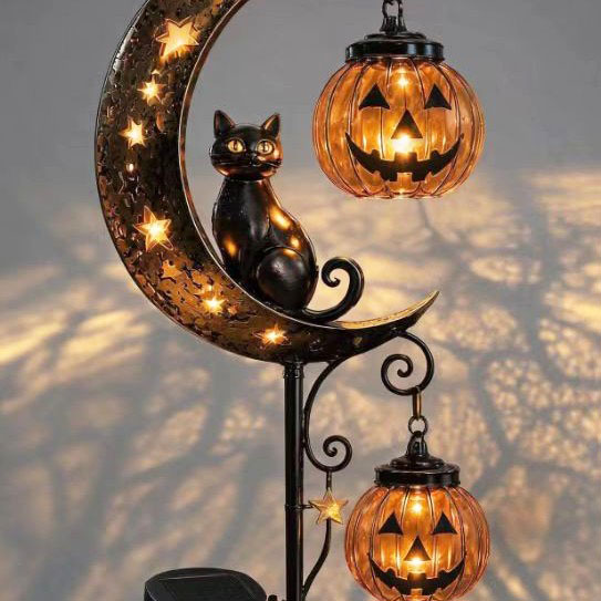 Halloween zwarte kat & pompoen - Pumpkin Lantern Halloween recensie en prijs