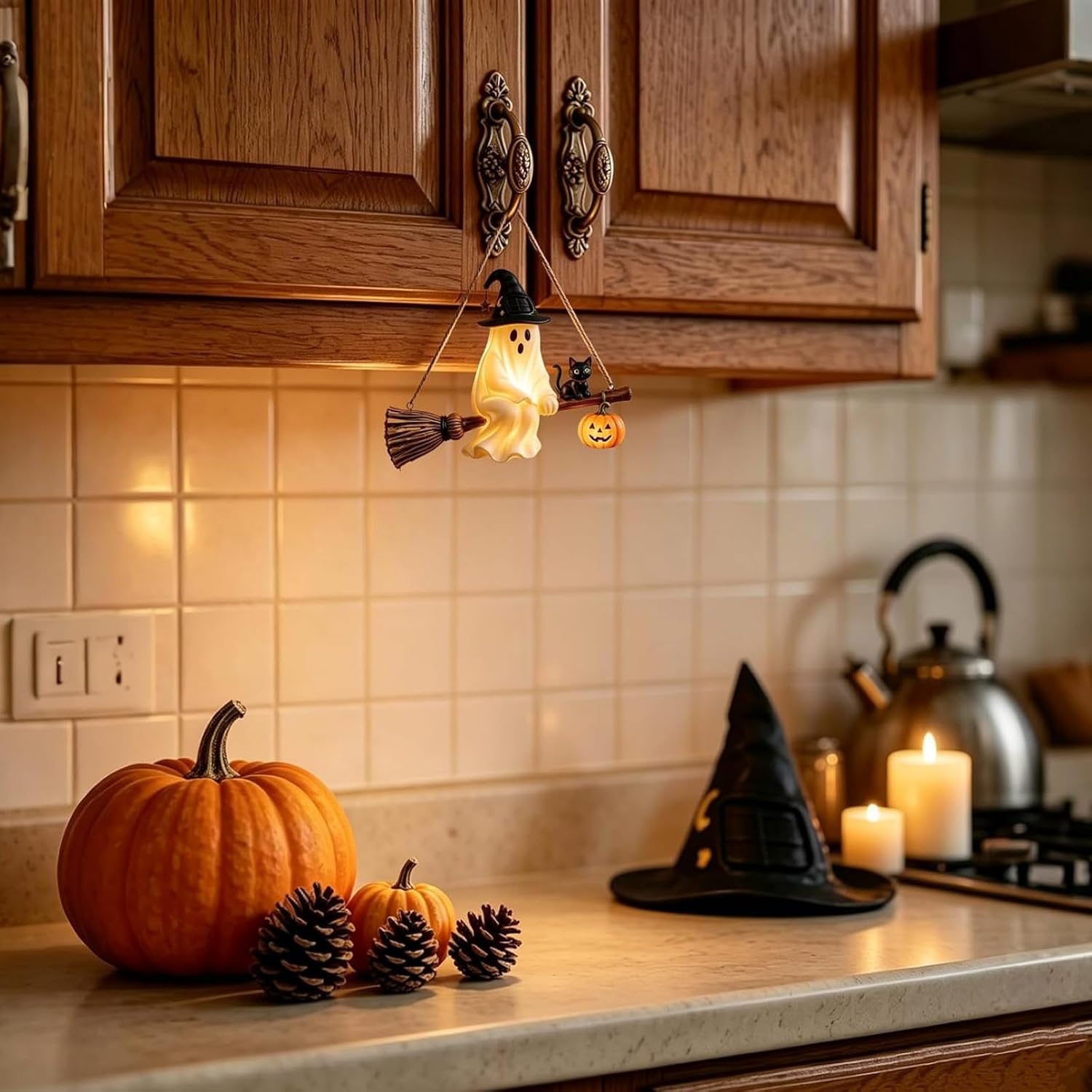 Solar Ghost Kroonluchter Hallo - Pumpkin Lantern Halloween recensie en prijs