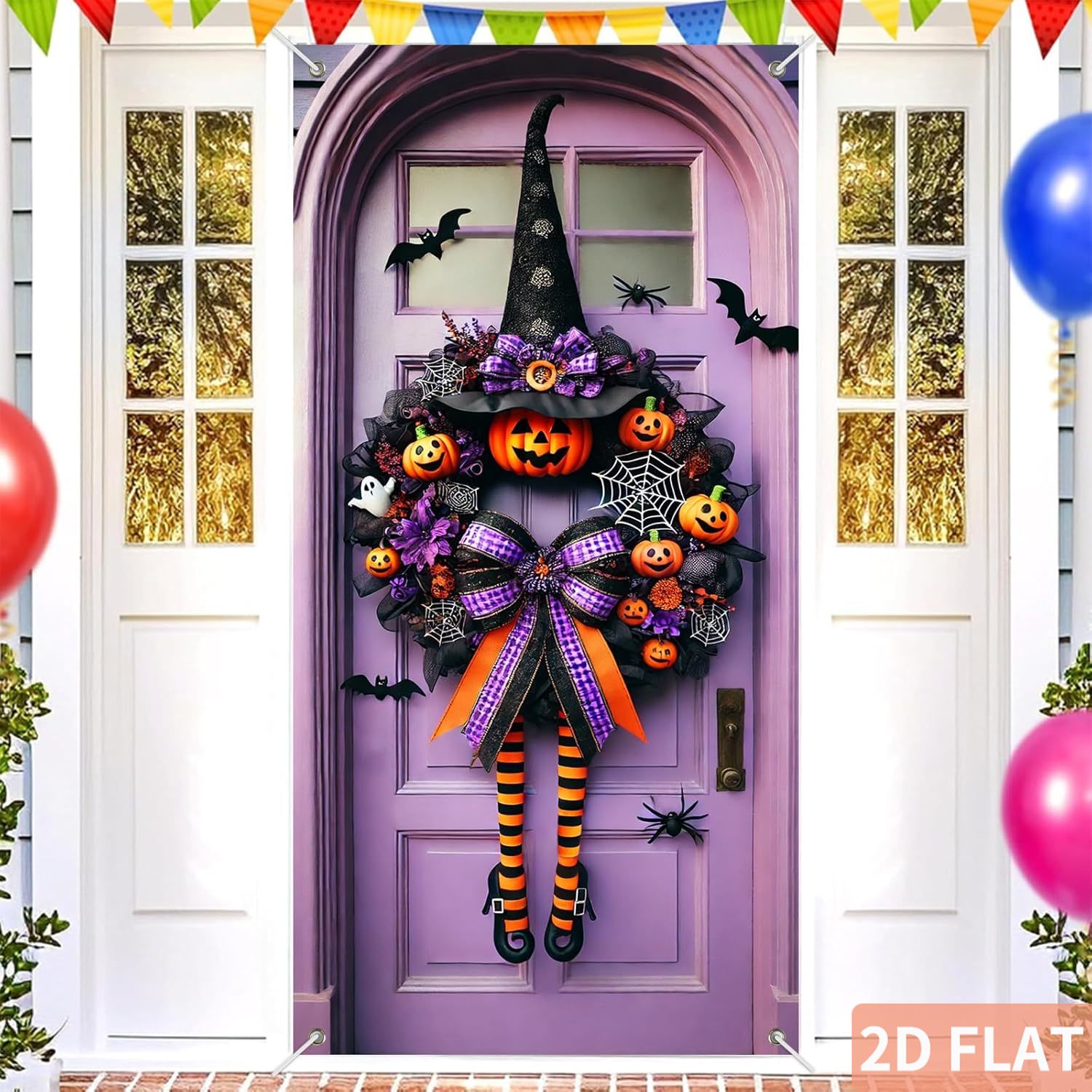 Halloween heksenkrans deurdeco - Spider Web Halloween Decoration recensie en prijs