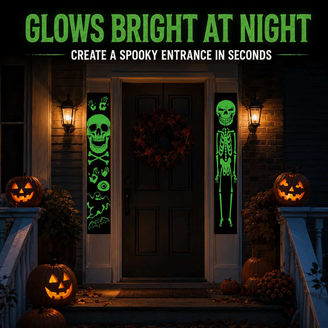 2 stuks Halloween-banners die  - Halloween Skeleton Decoration recensie en prijs