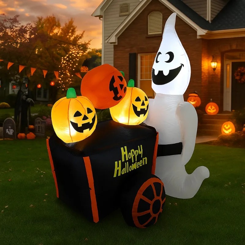 6FT Halloween Outdoor Vakantie - Halloween Pumpkin Decor Led recensie en prijs