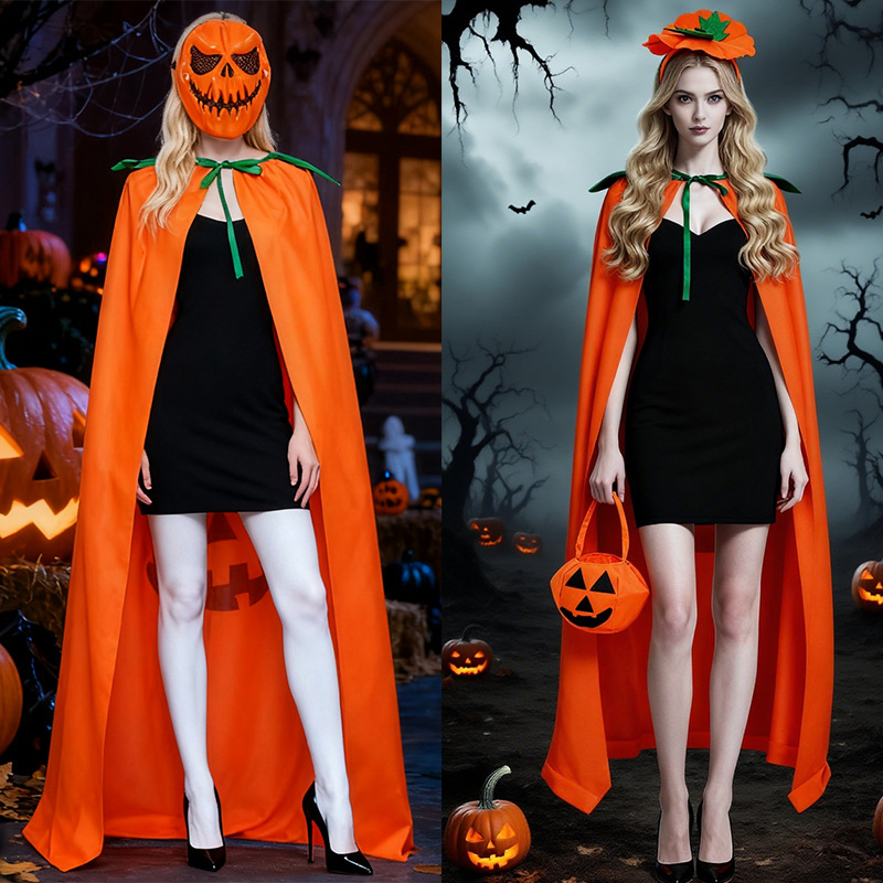 Halloween Pompoenkostuum Cape  - Pumpkin Lantern Halloween recensie en prijs