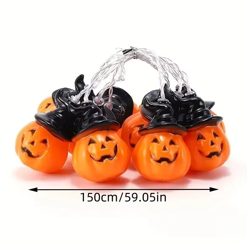 Heksenhoed Pompoen Fee Lichtsl - Halloween Led String Lights Orange recensie en prijs