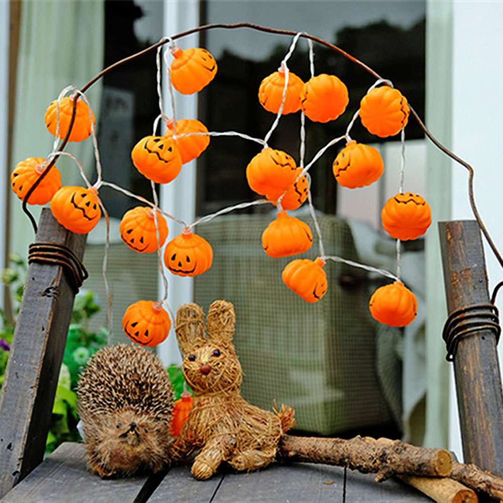 Halloween 3D Pompoen LED Licht - Halloween Led String Lights Orange recensie en prijs