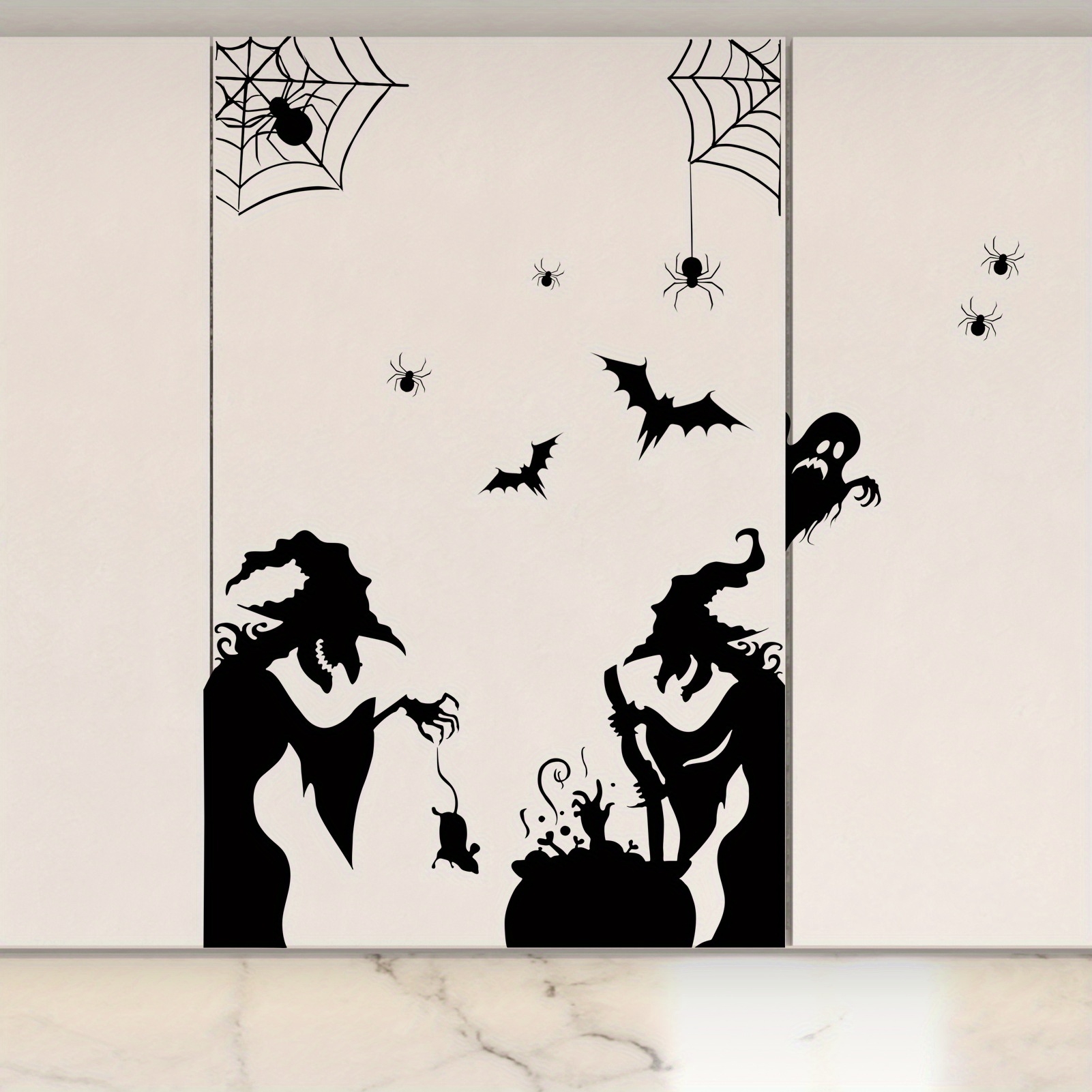 Halloween elektrostatische raa - Spider Web Halloween Decoration recensie en prijs