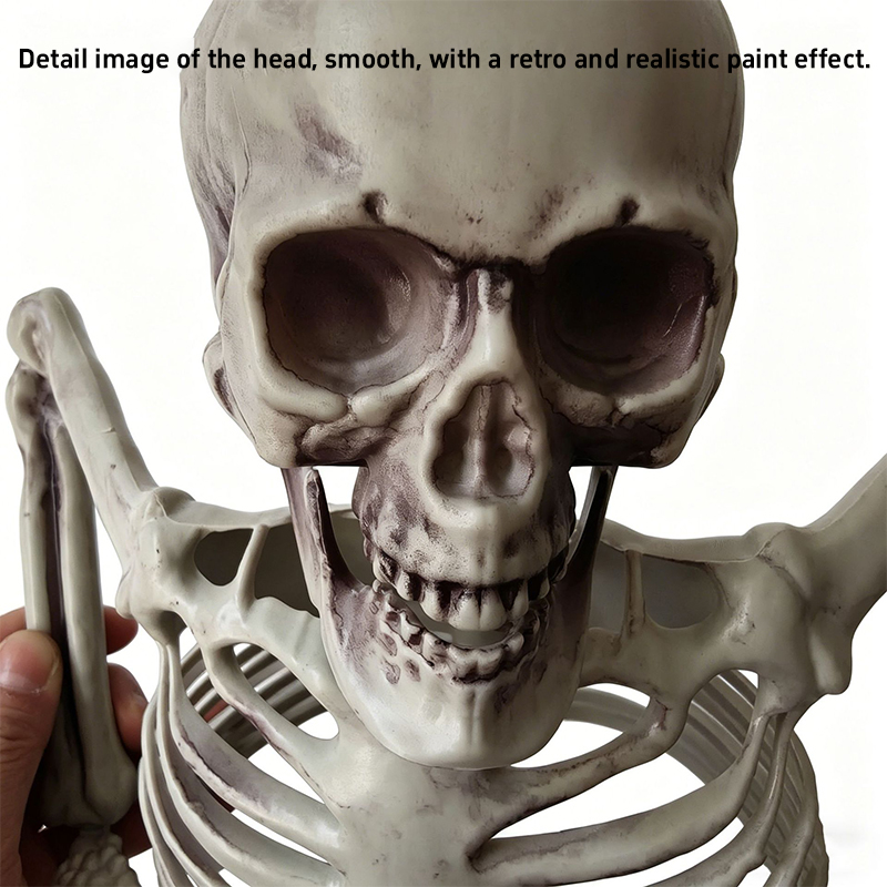 Horror Half Skelet Schedel Orn - Halloween Skeleton Decoration recensie en prijs