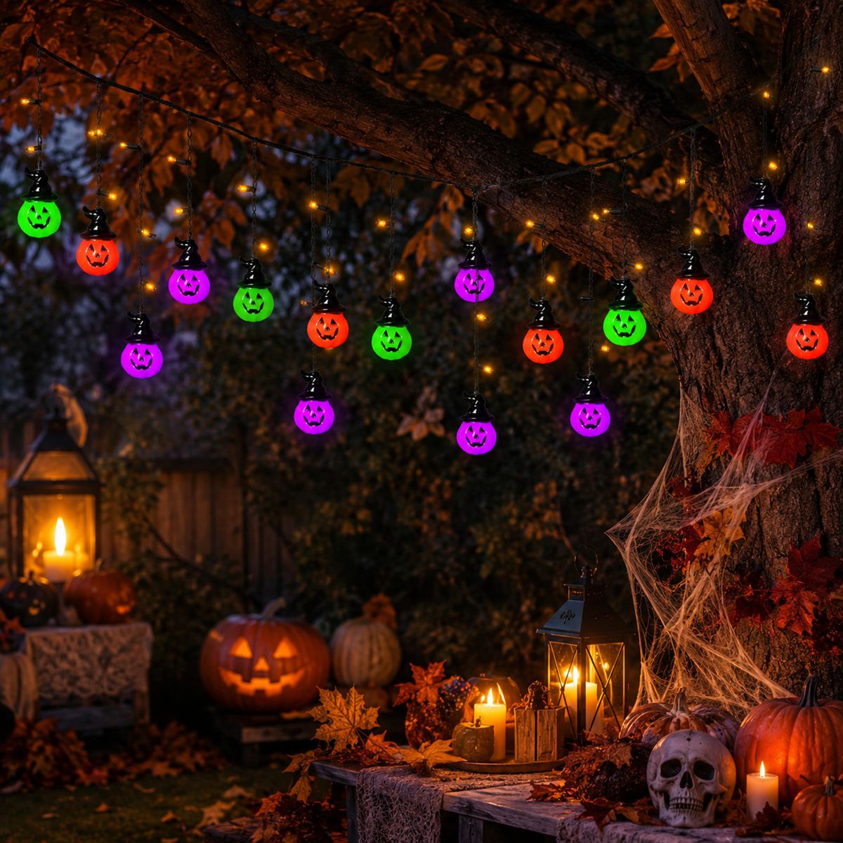 1 stuk Halloween Horrible 10 H - Halloween Led String Lights Orange recensie en prijs