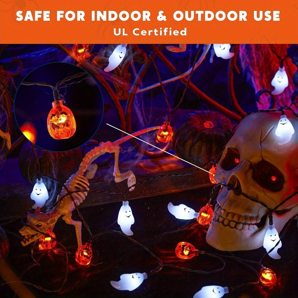 19.7FT 30 stuks LED batterij-a - Halloween Led String Lights Orange recensie en prijs